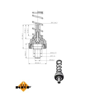 Thermostat, Kühlmittel NRF 725203