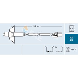 Sonda lambda FAE 75608