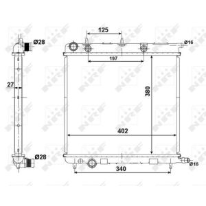 Kühler, Motorkühlung NRF 50439