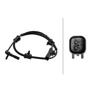Sensor do ABS traseiro, direito HELLA 6PU 230 048-161