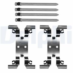 Kit de acessórios, pastilhas de travão DELPHI LX0852