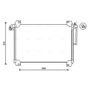 Kondensator, Klimaanlage AVA COOLING SBA5074