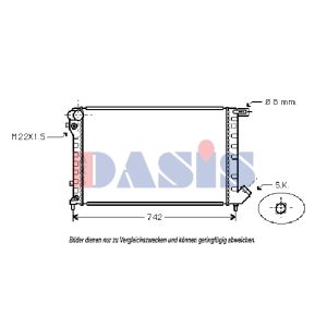Motorkühler AKS DASIS 060038N