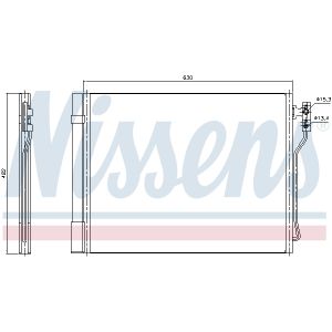 Verflüssiger, Klimaanlage NISSENS NIS 940370