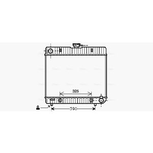Arrefecedor do motor AVA COOLING MS2043
