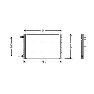 Condenseur (climatisation) AVA COOLING UV5007 AVA