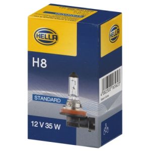 Lâmpada Halogen HELLA H8 Standard 12V, 35W, 1 peça