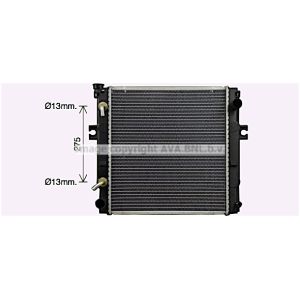 Radiador, arrefecimento do motor HIGHWAY AUTOMOTIVE DN2461