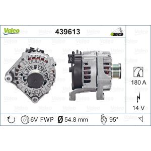 Drehstromlichtmaschine VALEO ORIGINS NEW VALEO 439613