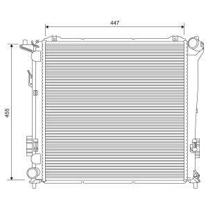 Arrefecedor do motor VALEO 701626