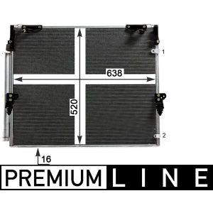 A/C-kondensor MAHLE AC 840 000P