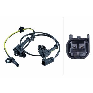 Sensor do ABS traseiro, direito HELLA 6PU 358 251-591