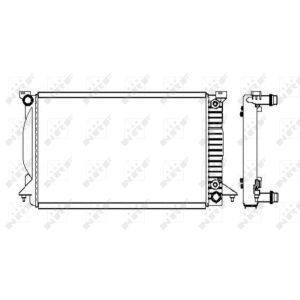 Radiator, motorkoeling NRF 50544