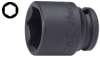 HANS Úderový nadstavec 1/2", 6-hran, 22mm, orech 84400M/22