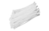 Clema cablu 4,8x370 mm alb