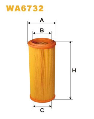 Фільтр повітряний Fiat Doblo 1.6i/1.9D/JTD 01- WIX Filters фото 7