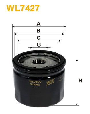 Фільтр масляний Renault Kangoo/Trafic/Opel Vivaro 1.9D/1.5dCi/1.4i/1.6i (високий) WIX Filters фото 7