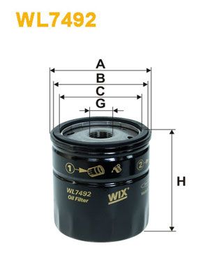 Фільтр масляний Ford Ranger 2.5-3.0TDCI 06-12 WIX Filters фото 11