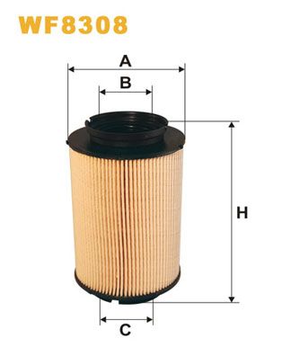 Фільтр паливний VW Caddy 1.9TDI-2.0SDI (5 болтів) WIX Filters фото 11