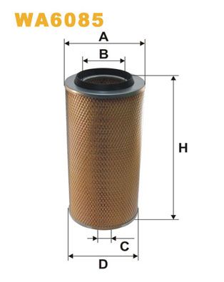 Фільтр повітряний VW LT 2.4D 82-96 WIX Filters фото 9