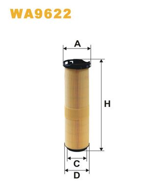 Фільтр повітряний MB E-class (W211) 2.2CDI OM646 06-09 WIX Filters фото 8