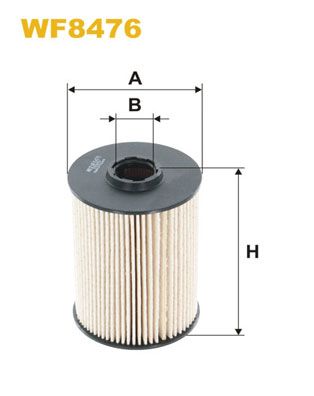 Паливний фільтр VOLVO C30, C70 II, S40 II, S60 II, S80 II, V40, V50, V60 I, V60 II, V70 III, XC60 I, XC60 II, XC70 II, XC90 II, FORD MONDEO IV 2.0D/2.4D/2.4DH 03.06-12.21