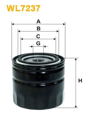 Фільтр масляний Renault Trafic/Master 2.1D 80-00 WIX Filters фото 4