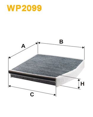 Фільтр салону MB A-class (W176)/B (W246/W242) 11-/Infiniti Q30 15- (вугільний) WIX Filters фото 9