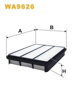 Фільтр повітряний (фільтруючий елемент) LEXUS GX, LX, TOYOTA 4 RUNNER IV, LAND CRUISER, LAND CRUISER 100, LAND CRUISER PRADO, SEQUOIA, TUNDRA 3.0D/4.7 01.98-