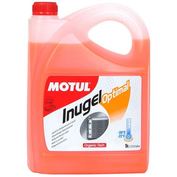 Płyn chłodzący typu G12+ MOTUL Inugel Optimal, 5 litrów