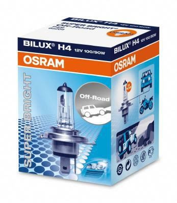 Лампа (картон 1шт) H4 12В 90/100Вт P43T без гомологічного сертифікату Super Bright фото 3