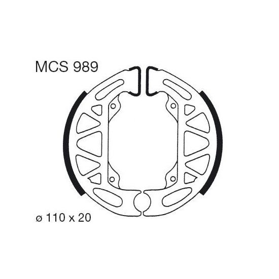 Lucas MCS800 Bremsbackensatz