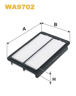 Фільтр повітряний (фільтруючий елемент) HYUNDAI H-1 CARGO, H-1 TRAVEL 2.4/2.5D 02.08-