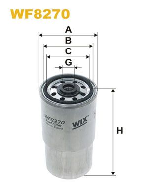 Фільтр паливний BMW 3 (E36)/5 (E34/E39)/7 (E38) 2.5D M41/M51 91-04 WIX Filters фото 7