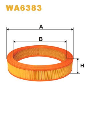 Фільтр повітряний Audi 100/80 1.6-2.1 i 76-94/VW Passat 1.3-1.9 i 73-88/Polo 09-1.3 75-94 WIX Filters фото 9