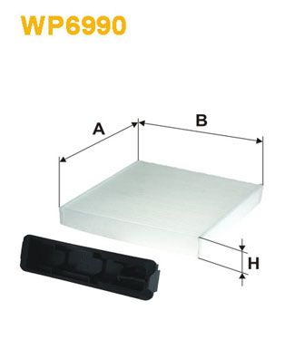 Фільтр салону DACIA DUSTER, DUSTER/SUV, LOGAN, LOGAN EXPRESS, LOGAN MCV, SANDERO, LADA LARGUS, NISSAN MICRA C+C III, MICRA III, NOTE, NV200, NV200 / EVALIA, TERRANO 1.0-2.0 01.03-