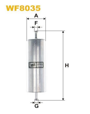 Фільтр паливний BMW 3 (E30/E36)/5 (E34)/7 (E32)1.6i-5.0i M20/M40/M42/M43/S50/M60/M70 86-95 WIX Filters фото 9