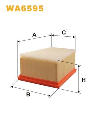 Фільтр повітряний - фільтруючий елемент (176x80) DACIA DUSTER, DUSTER/SUV, LOGAN, LOGAN MCV, SANDERO, LADA LARGUS, NISSAN KUBISTAR, PRIMASTAR, TERRANO, OPEL VIVARO A 1390-1998 09.95-