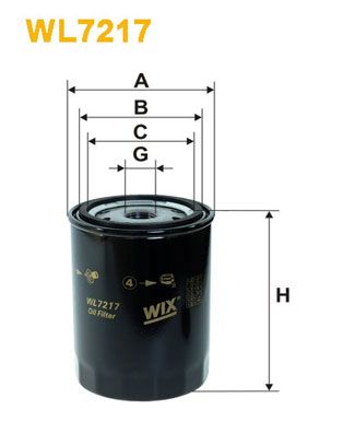 Фільтр масляний VW T4 1.9TDI 92-03 WIX Filters фото 7