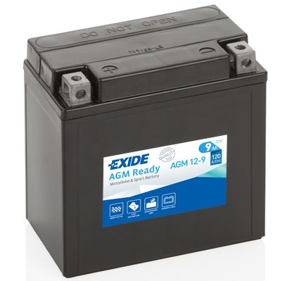 Акумулятор AGM EXIDE 12В 9Агод. 120А L+ Не обслуговується 135x75x140мм Пусковий YTX9C-BS APRILIA AF1, CLASSIC, ETX, RED ROSE, RS, SCARABEO, SPORTCITY, SR, TUAREG, BENELLI 125 25-750 1968-2018 фото 4