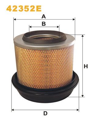 Фільтр повітряний MB LK/LN2/NG/T2/LN1/Unimog 75- WIX Filters фото 9
