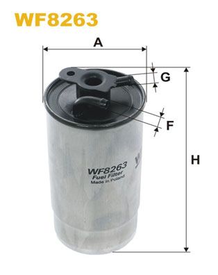 Паливний фільтр BMW 3 (E46), 5 (E39), X5 (E53), LAND ROVER RANGE ROVER III, OPEL OMEGA B 2.0D/2.5D/3.0D 08.98-08.12