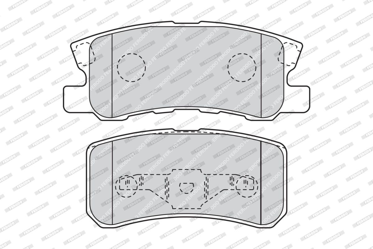 Комплект гальмівних колодок задн (із замком), CHRYSLER 200, SEBRING, CITROEN C-CROSSER, C-CROSSER ENTERPRISE, C4 AIRCROSS, JEEP COMPASS, PATRIOT, MITSUBISHI ASX, ENDEAVOR, GRANDIS 1.6-3.8 04.00- фото 3