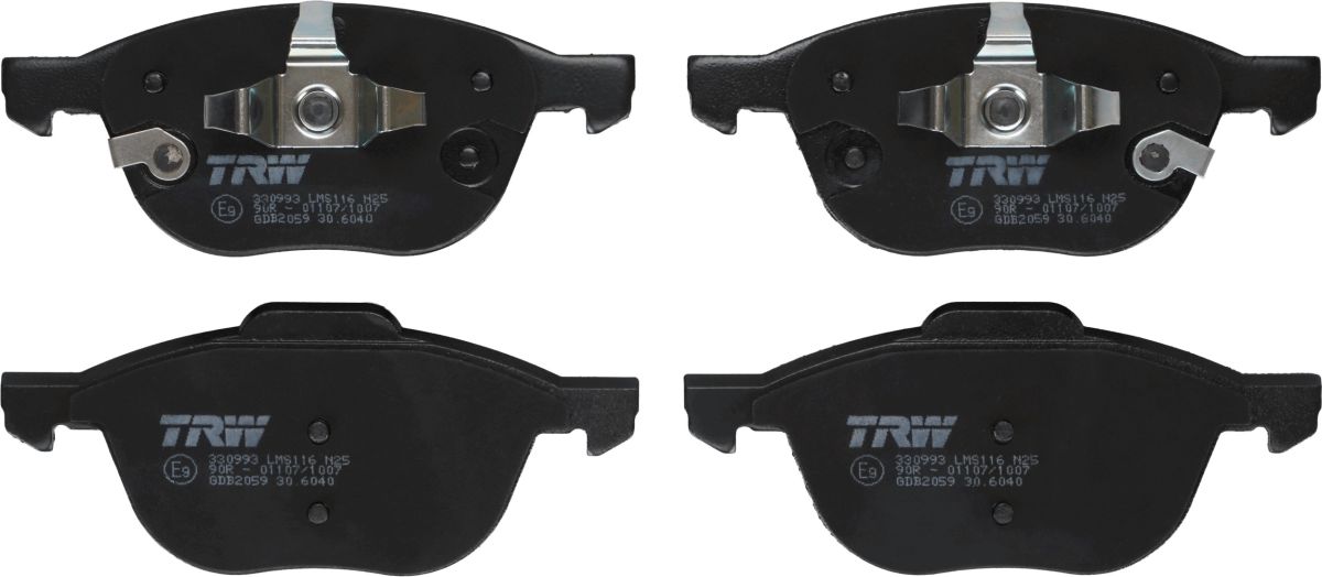 Комплект гальмівних колодок передн , FORD C-MAX, C-MAX II, FOCUS C-MAX, FOCUS II, FOCUS III, GRAND C-MAX 1.0-Electric 10.03-02.20 фото 2