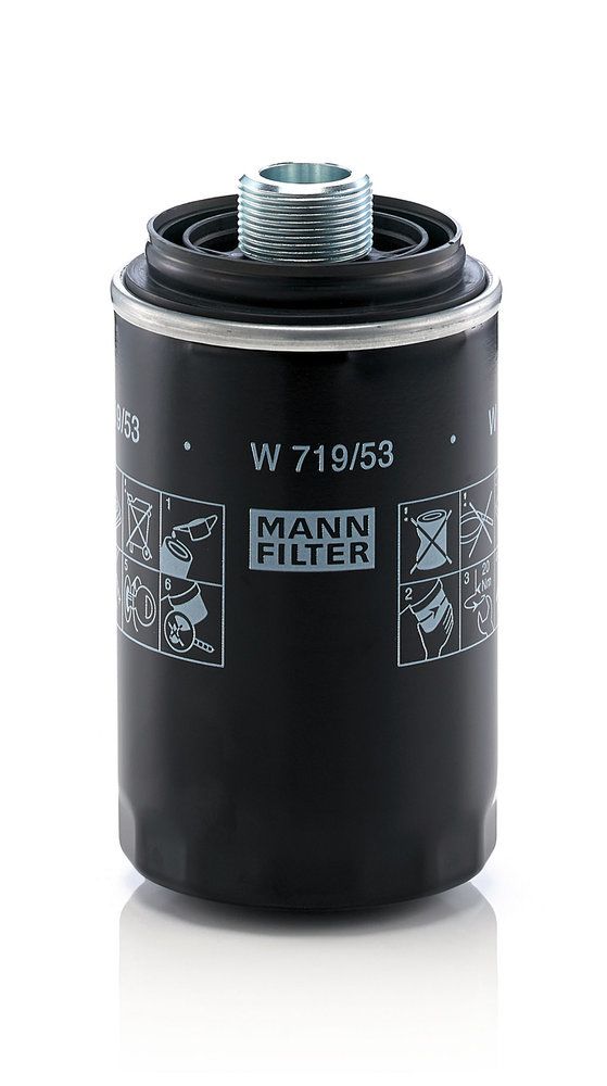 Фільтр масляний VW T5 2.0TSI 12-/VW T6 2.0TSI 15- (h=143 mm) Mann Filter фото 12