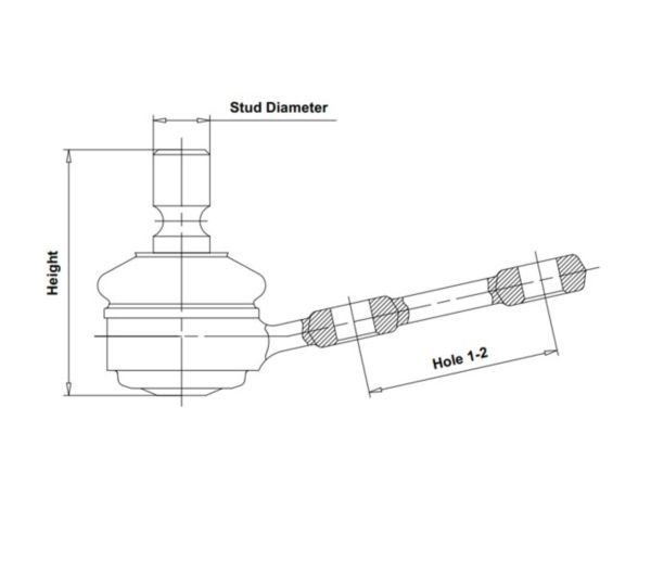 Опора кульова GM DEAWOO NUBIRA NUBIRA II 97-02 LOW CTR (CB0169) CTR фото 8