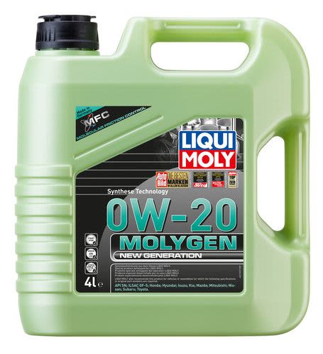 Олива моторна Molygen New Generation 0W-20 4л LIQUI MOLY (21357) Liqui Moly фото 3