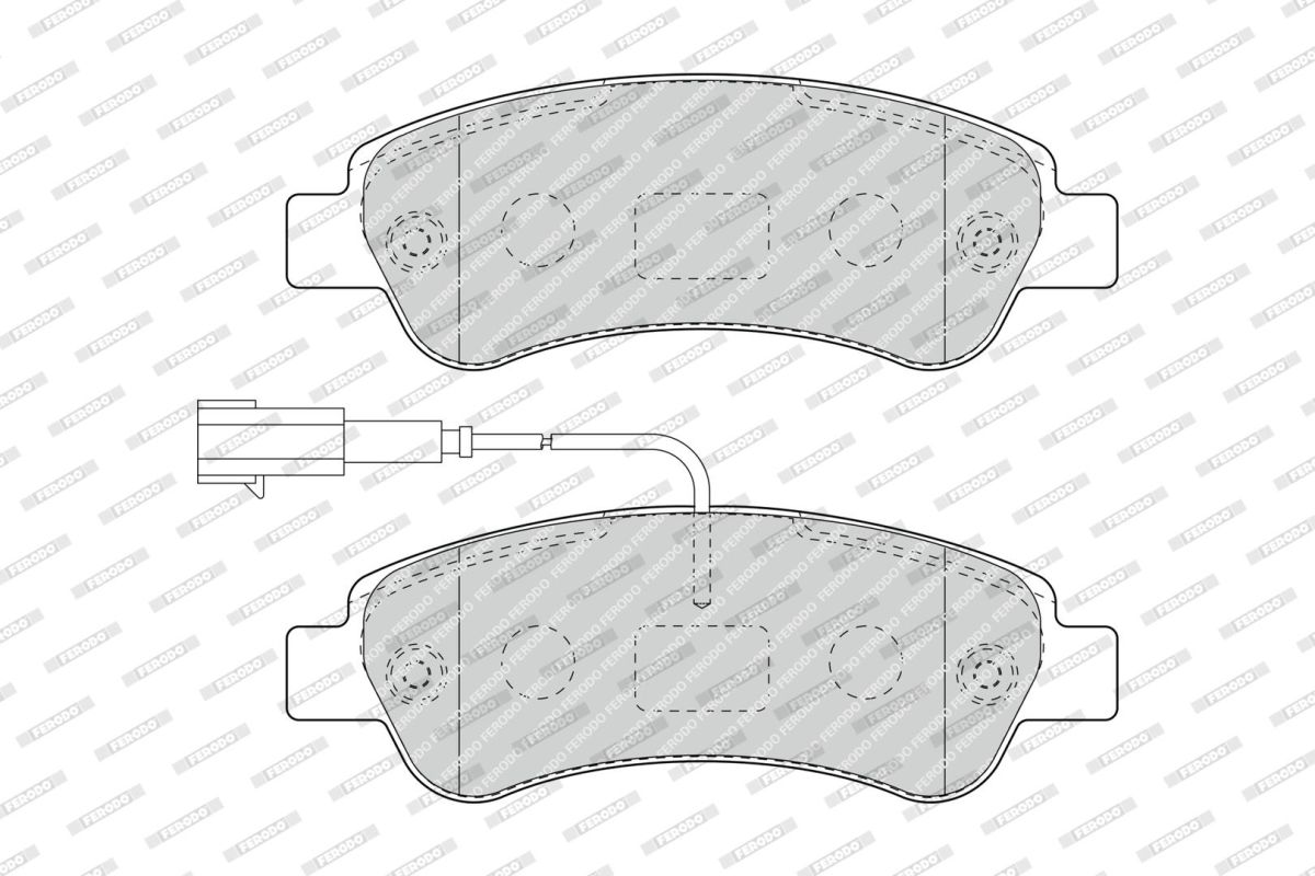 Колодки гальмівні дискові CITROEN JUMPER II ФУРГОН 2.0 2006.04- FERODO (FVR4910) Ferodo фото 5