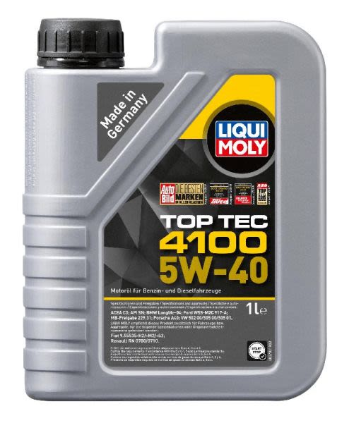 ОЛИВА МОТОРНА TOP TEC 4110 5W-40 1Л LIQUI MOLY (21478) Liqui Moly фото 3