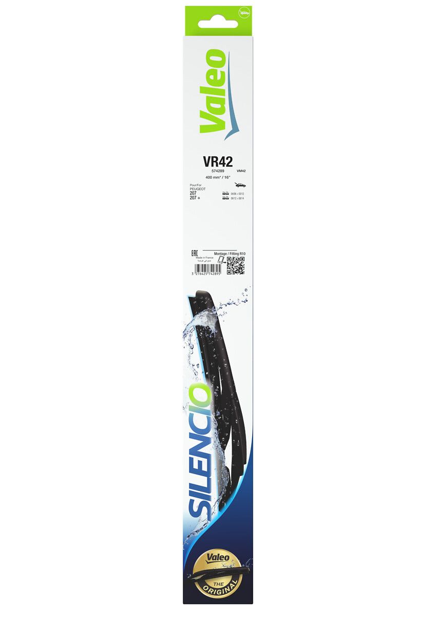 Щітка склоочисника ПЛАСТОВИЙ SILENCIO® / 400 MM / VR42 VALEO (574289) Valeo фото 7